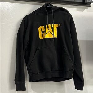 Black Hoodie with Yellow Logo
